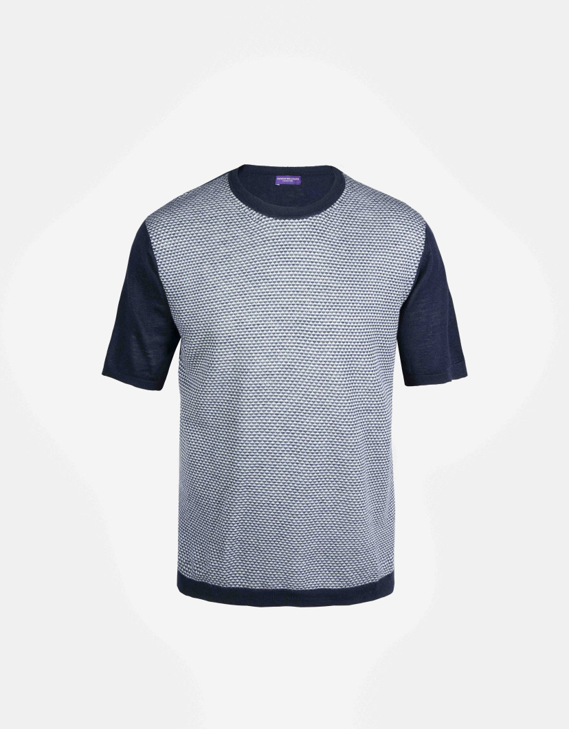 Patrick Hellmann Collection Knitwear Blue T-shirt  image
